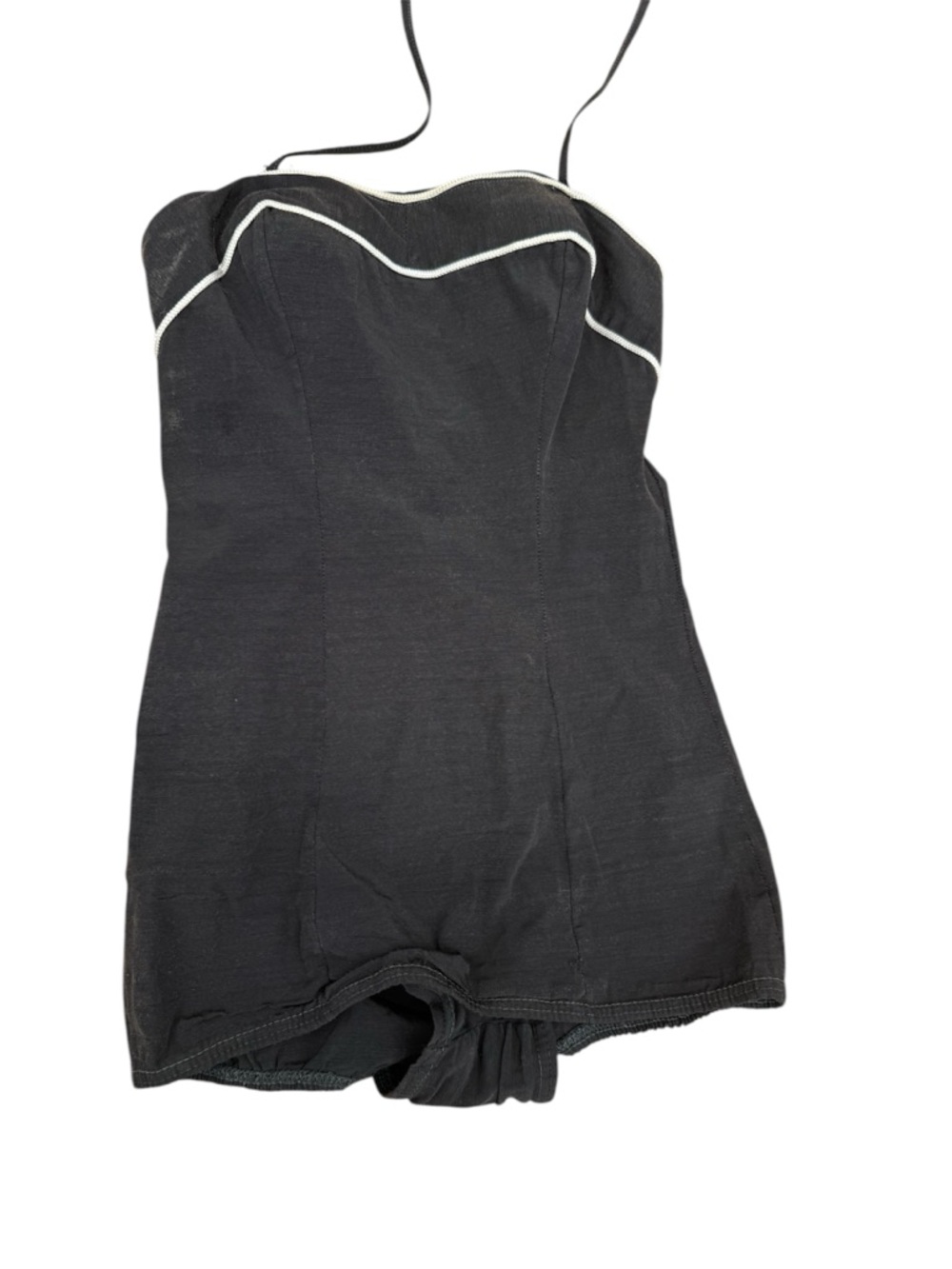 Vintage Black Halter Bathing Suit